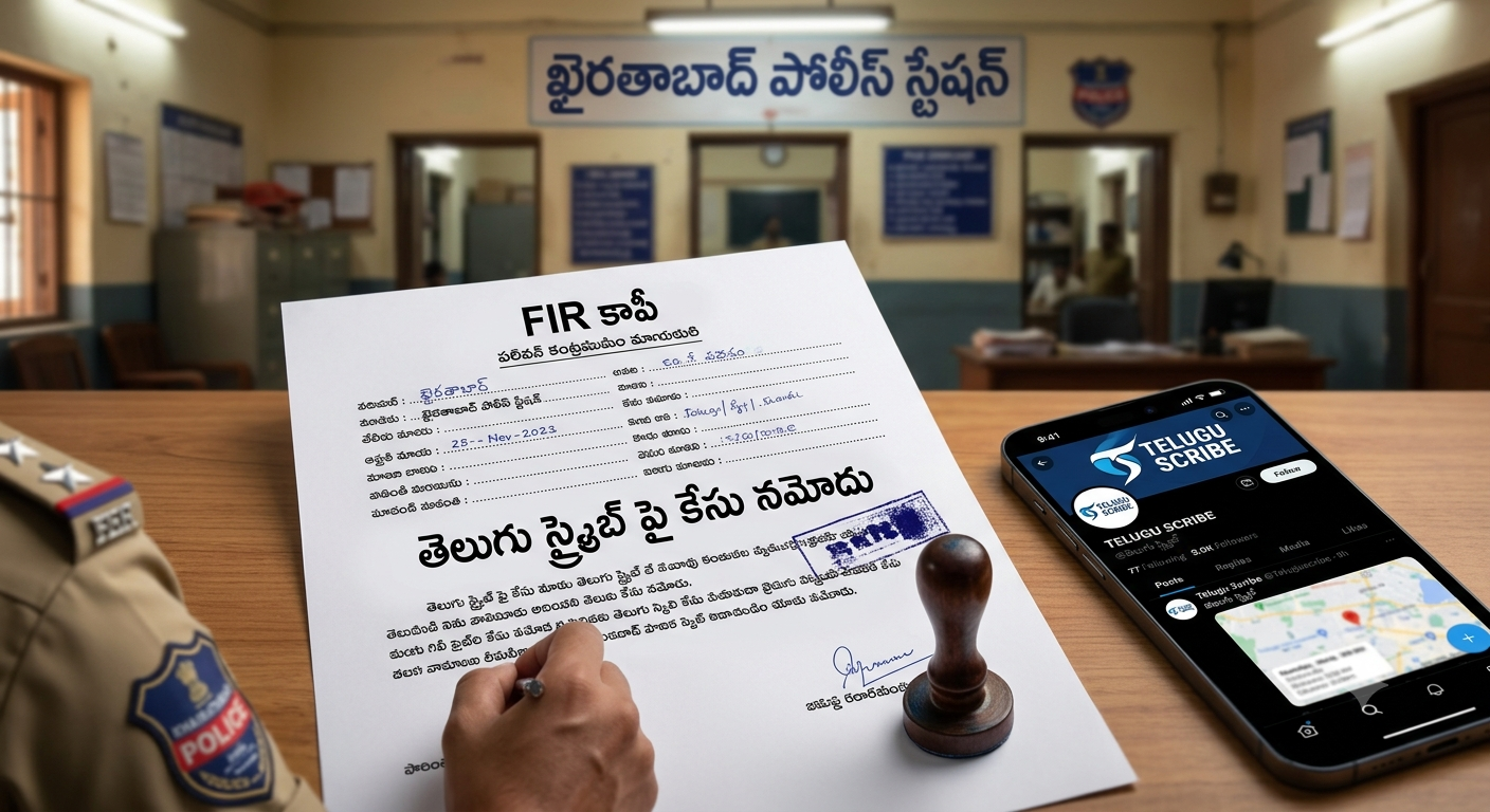 సీఎం గోప్య సమాచారం లీక్.. ‘తెలుగు స్క్రైబ్‌’పై కేసు నమోదు