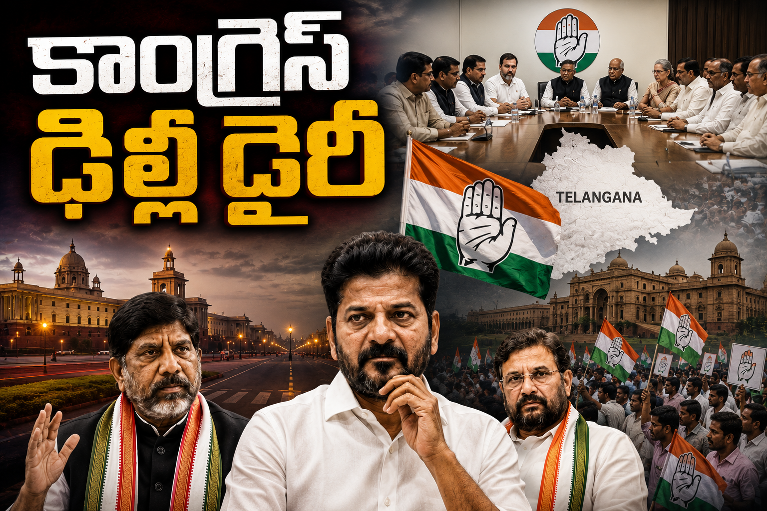 Telangana Congress: కాంగ్రెస్ ఢిల్లీ డైరీ