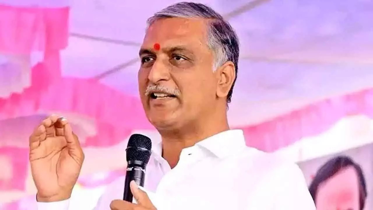 Harish Rao : చంద్రబాబు కోసమే రేవంత్ నీళ్లు ఎత్తిపోవడం లేదు : హరీశ్ రావు