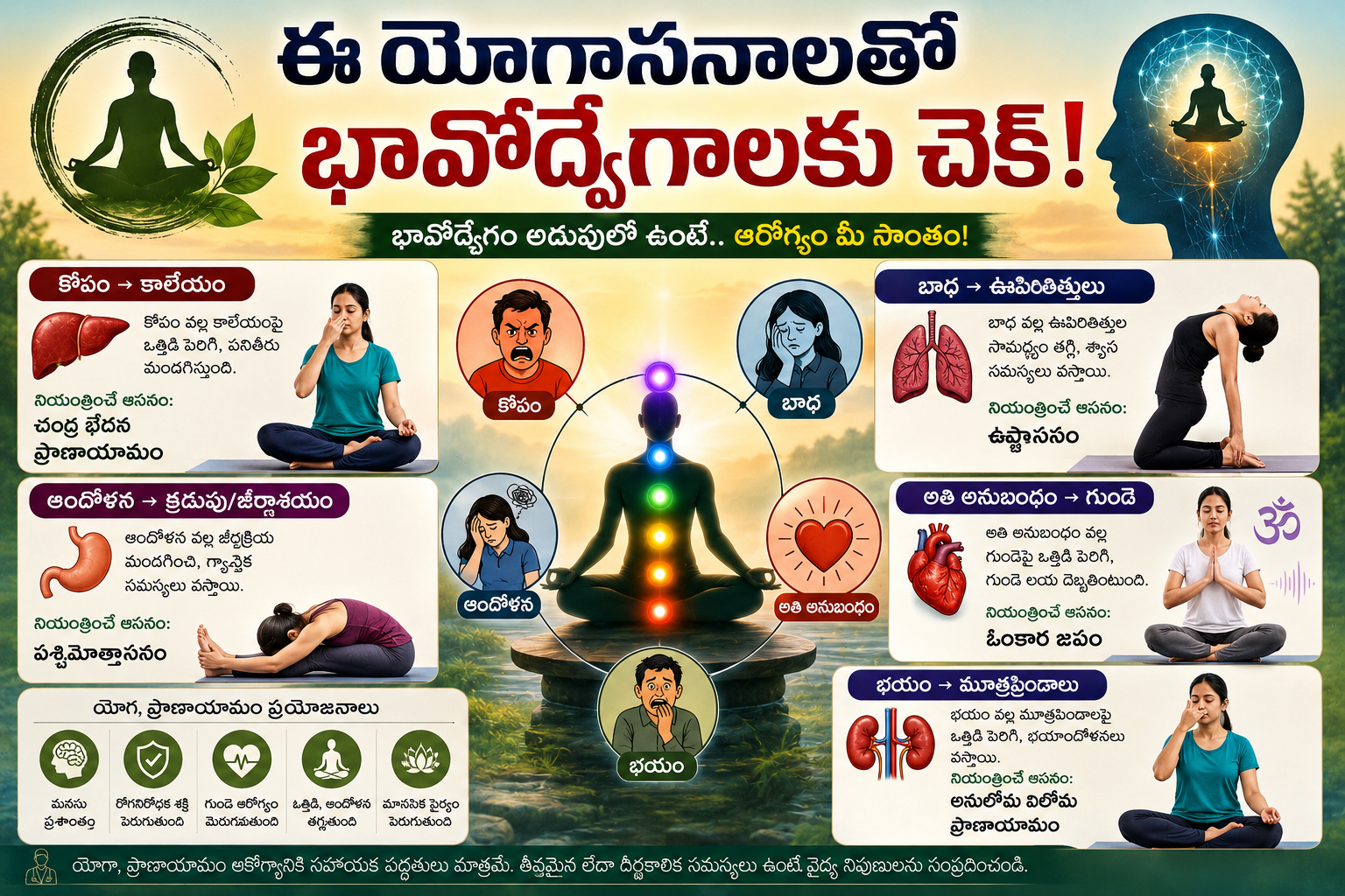Health: ఈ యోగాసనాలతో భావోద్వేగాలకు చెక్!