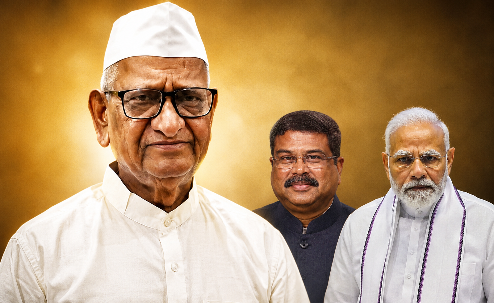 Anna Hazare: ధర్మేంద్ర ప్రధాన్ రాజీనామాపై అన్నా హజారే సంచలన వ్యాఖ్యలు!
