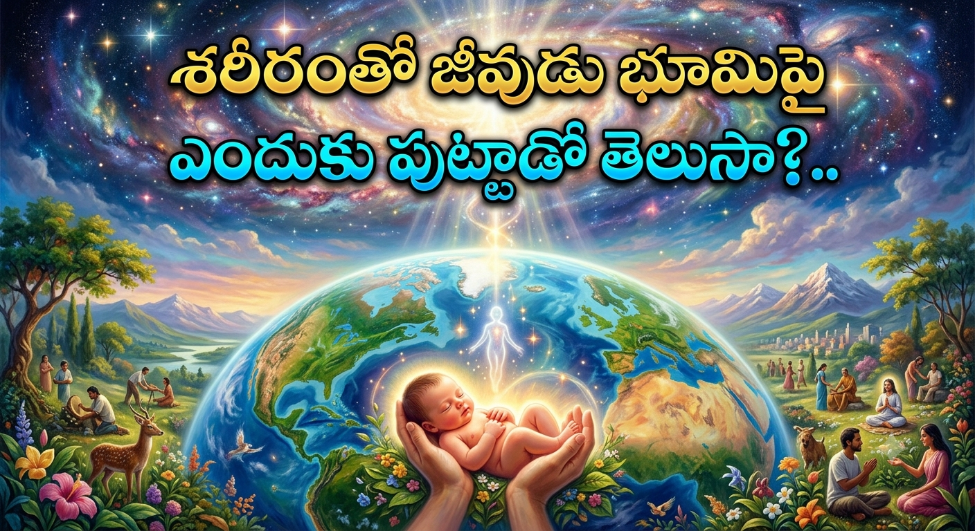 Spiritual: శరీరంతో జీవుడు భూమిపై ఎందుకు పుట్టాడో తెలుసా?..