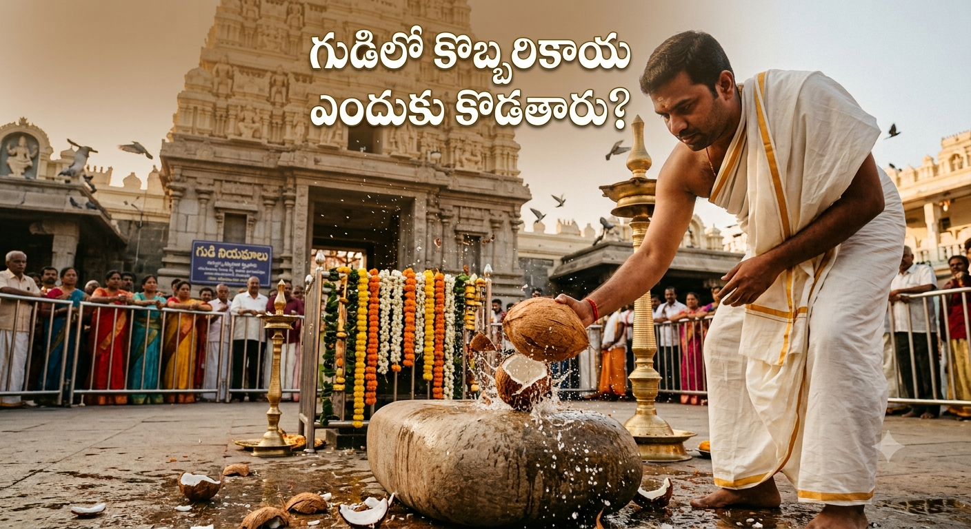 Spirituality:  గుడిలో కొబ్బరికాయ ఎందుకు కొడతారు?