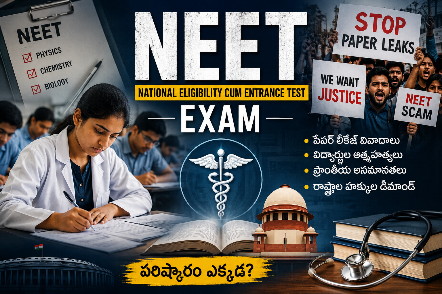 నీట్పై కొత్త ట్విస్ట్.. మెడికల్ అడ్మిషన్లు రాష్ట్రాల చేతుల్లోకి సాధ్యమేనా?