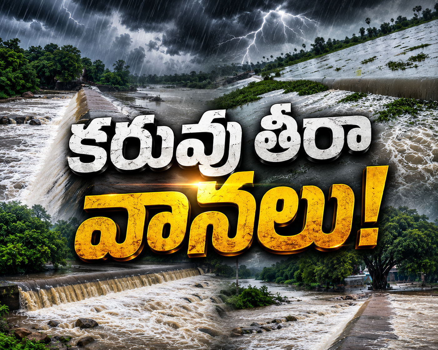 కరువు తీరా వానలు.. తెలంగాణకు మంచి రోజులు!