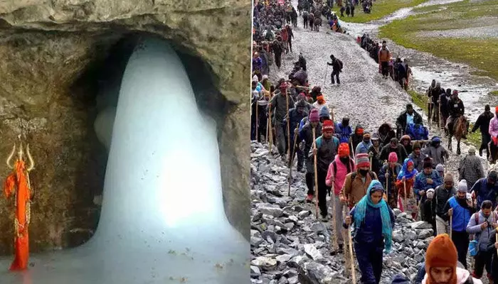 Amarnath yatra: జమ్మూకశ్మీర్లో భారీ వర్షాలు.. అమర్నాథ్ యాత్రకు బ్రేక్!