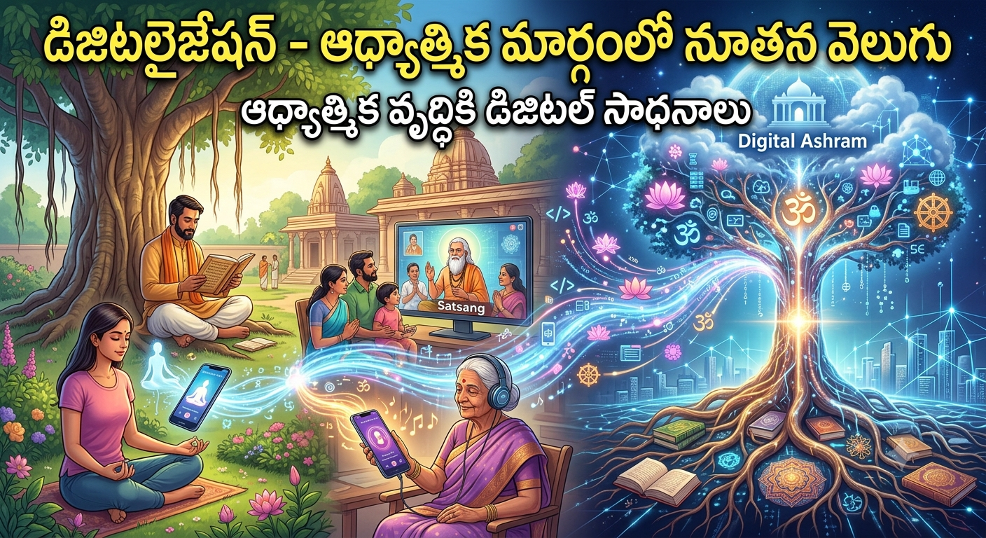 Spirituality: మనిషిని ఆధ్యాత్మిక మార్గంలోకి నడిపించడానికి డిజిటలైజేషన్ ఏ విధంగా ఉపయోగపడుతుంది?