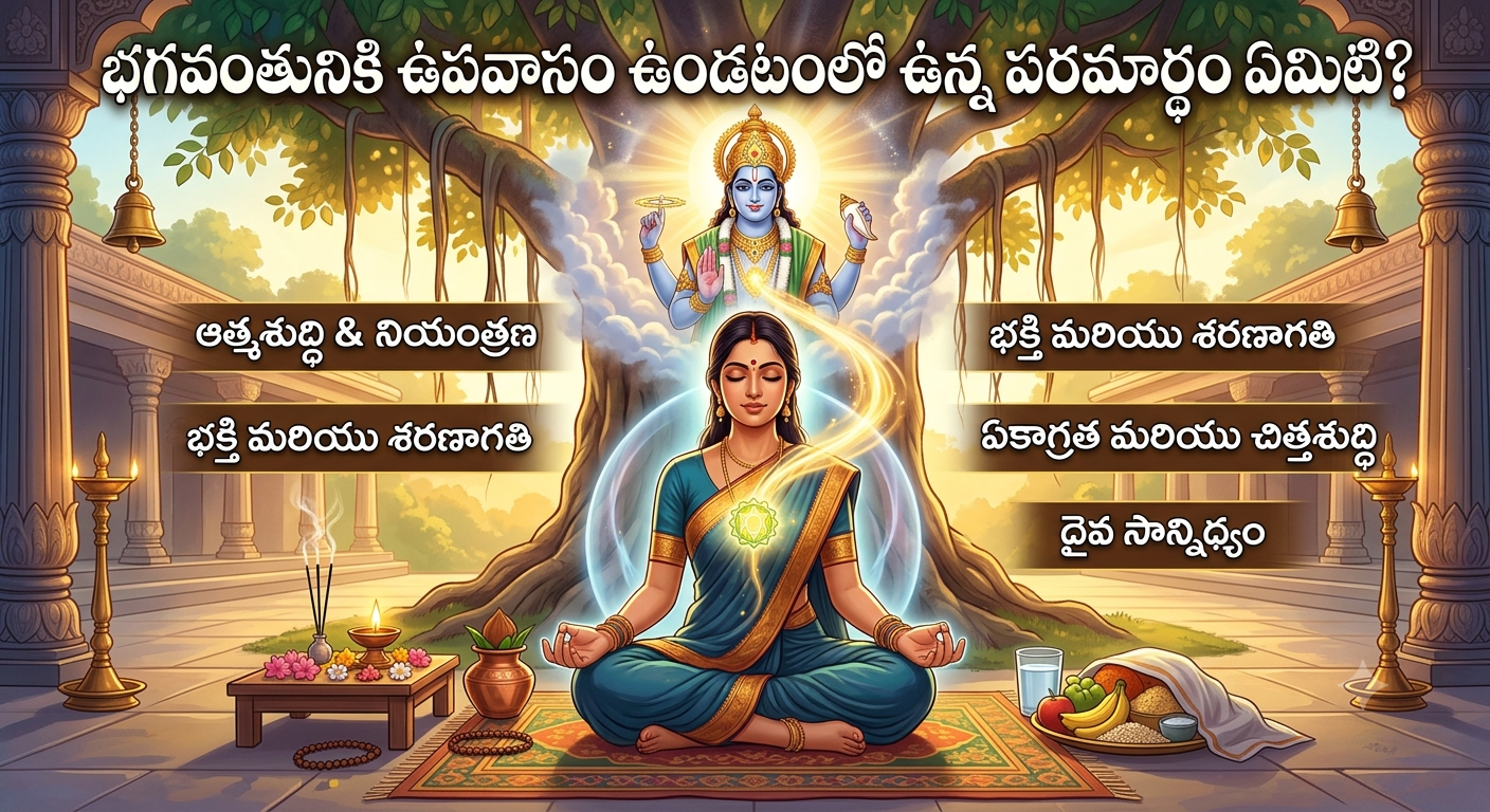 Spiritual: భగవంతునికి ఉపవాసం ఉండటంలో ఉన్న పరమార్థం ఏమిటి?