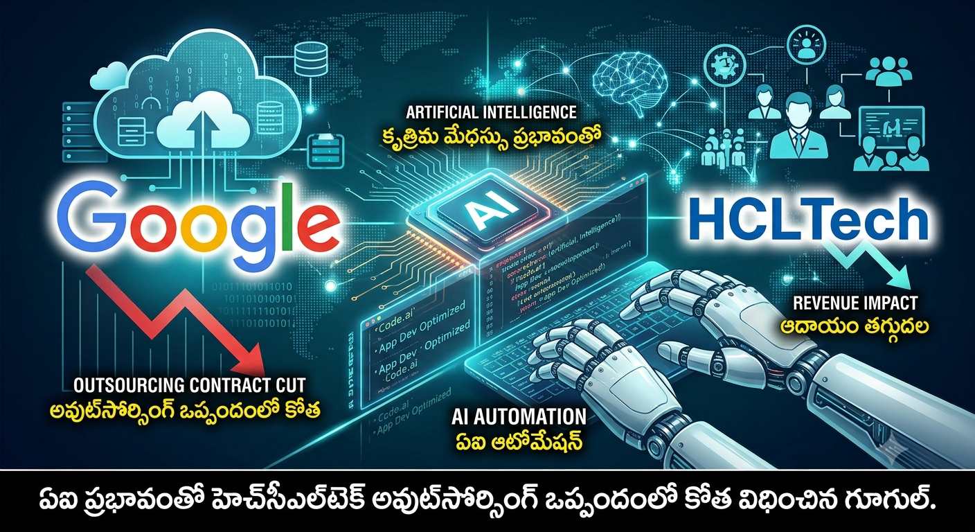 AI: ఐటీకి బిగ్ షాక్.. హెచ్సీఎల్టెక్ ఒప్పందంలో గూగుల్ కోత!