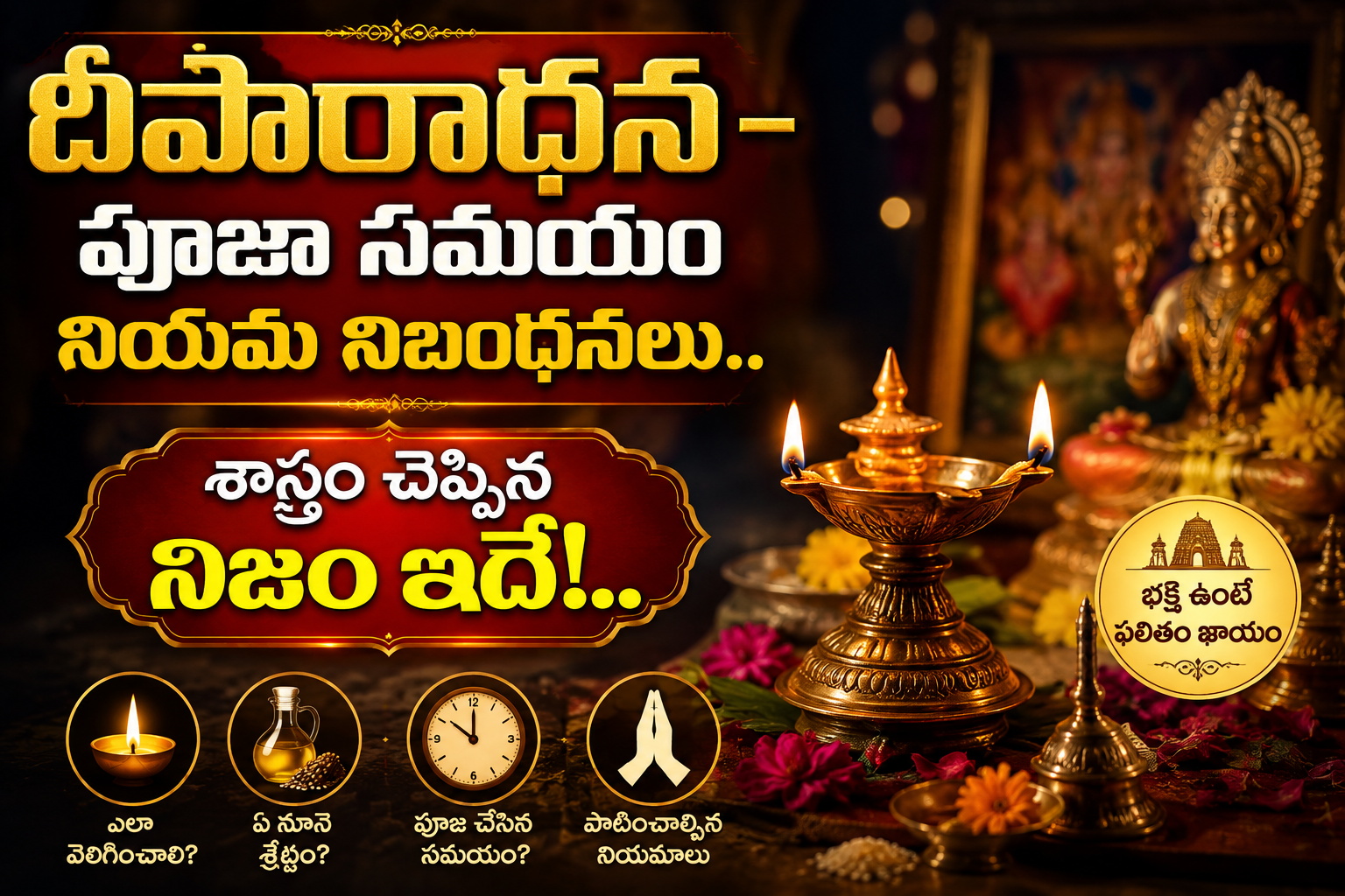 Spirituality: దీపారాధన- పూజా సమయం నియమ నిబంధనలు.. శాస్త్రం చెప్పిన నిజం ఇదే!..