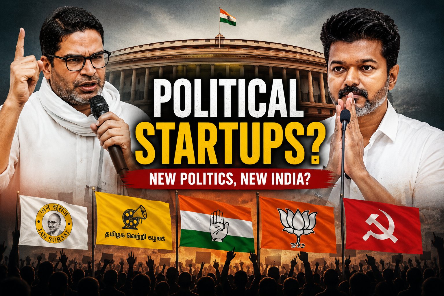 పాలిటిక్స్‌లో స్టార్టప్‌లు.. పాత పార్టీలకు కొత్త టెన్షన్!