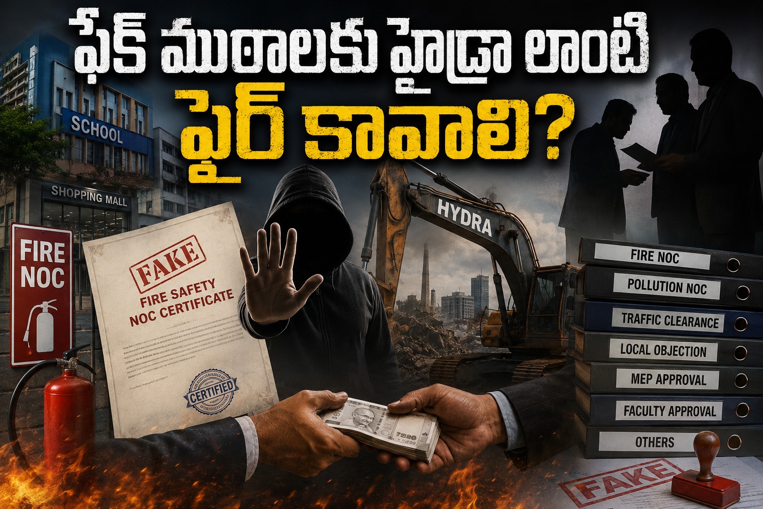 HYDRAA: ఫేక్ ముఠాలకు హైడ్రా లాంటి  ఫైర్ కావాలి?