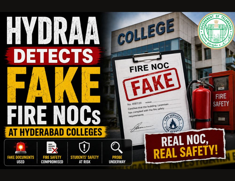 Hyderabad: హైడ్రా పేరుతో నకిలీ ఫైర్ NOCలు.. తెలంగాణలో ఇంటర్ కాలేజీల కుంభకోణం!..