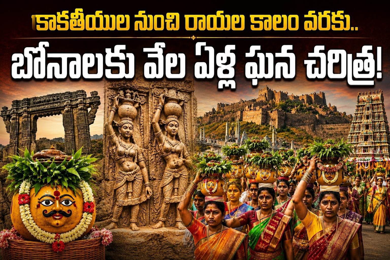 Bonalu Story: కాకతీయుల నుంచి రాయల కాలం వరకు.. బోనాలకు వేల ఏళ్ల ఘన చరిత్ర!