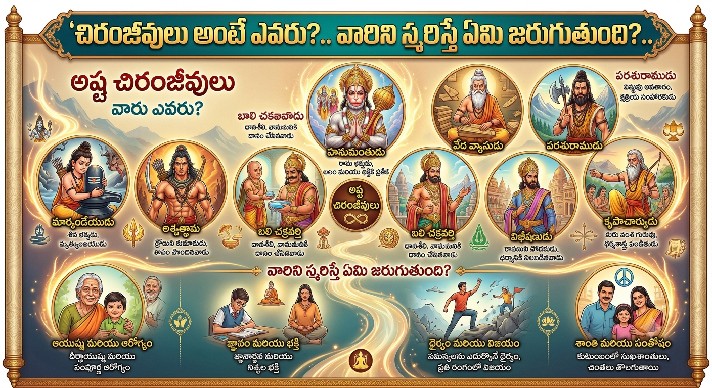 Spirituality: చిరంజీవులు అంటే ఎవరు?.. వారిని స్మరిస్తే ఏమి జరుగుతుంది?..