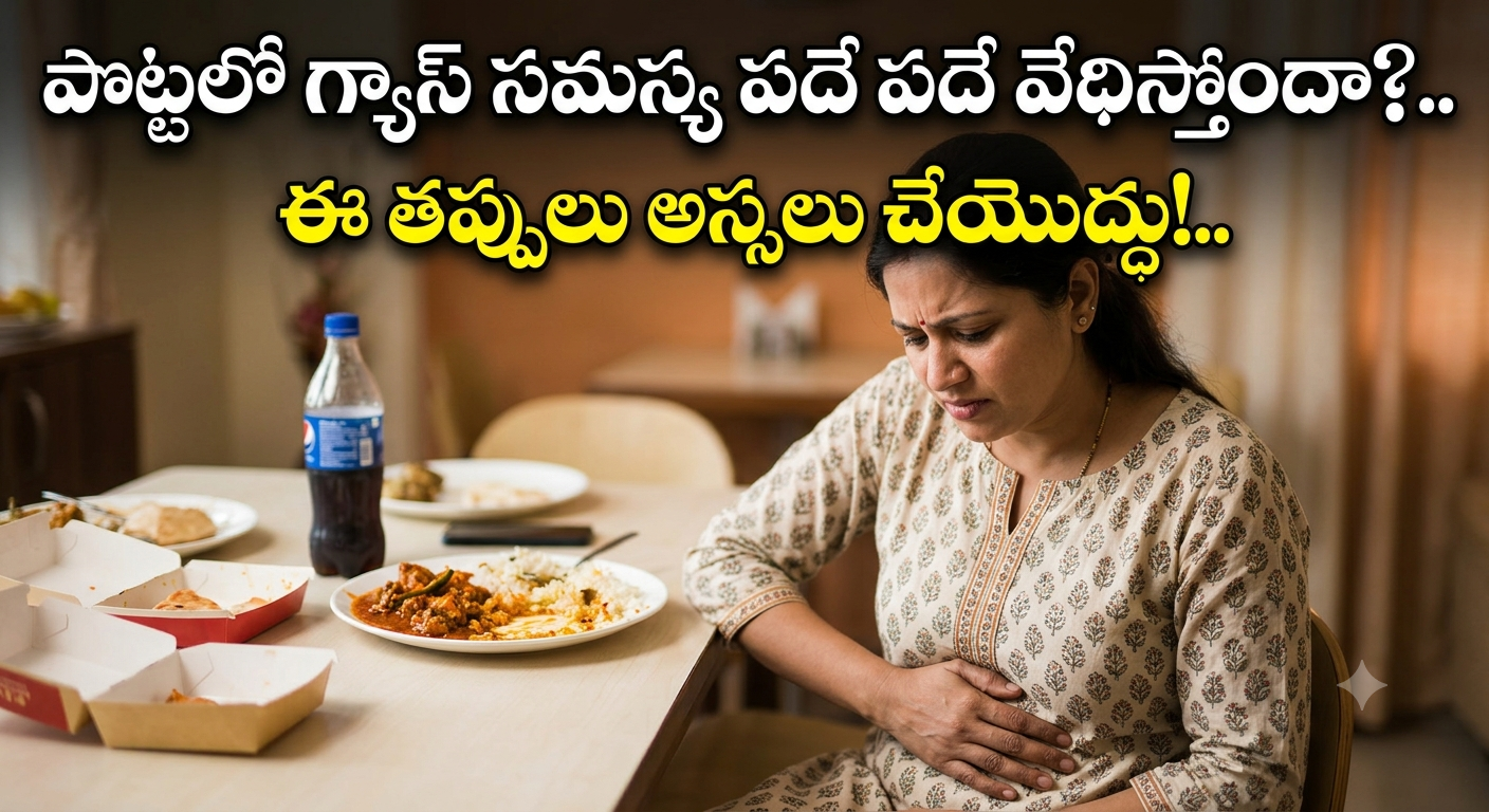 Health: పొట్టలో గ్యాస్ సమస్య పదే పదే వేధిస్తోందా?.. ఈ తప్పులు అస్సలు చేయొద్దు!