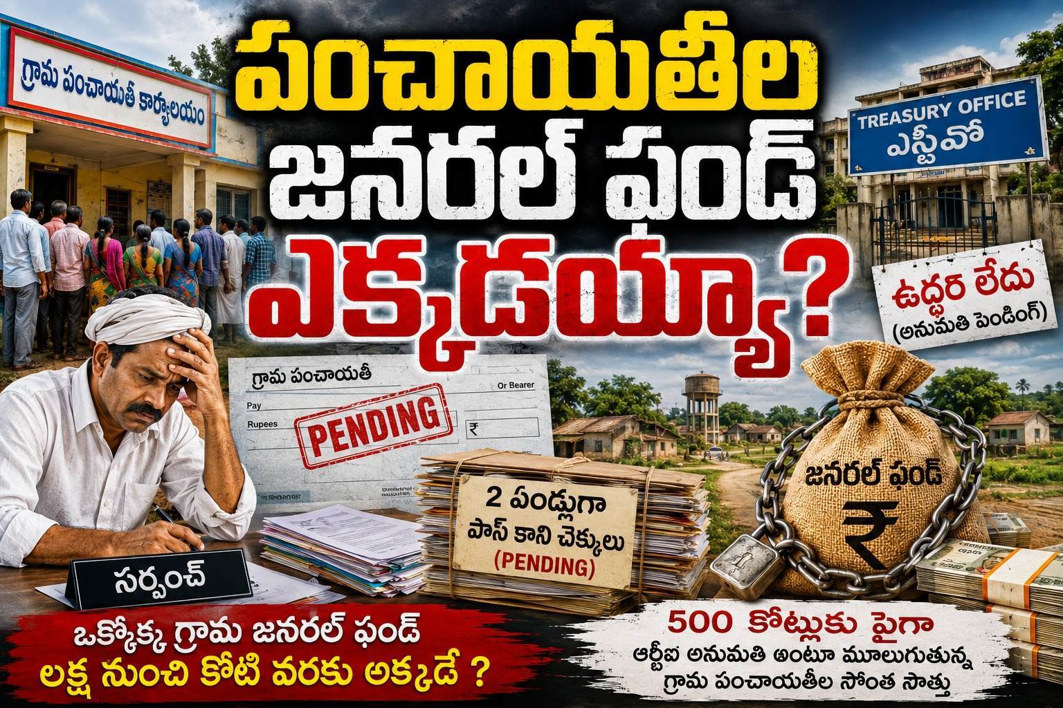 పంచాయతీల జనరల్ ఫండ్ ఎక్కడయ్యా?